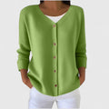 Ingrid | Elegant Cardigan - Green
