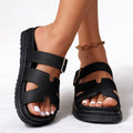 Esme | Women’s Walking Sandals – Elevated Comfort, Everyday Support - Black