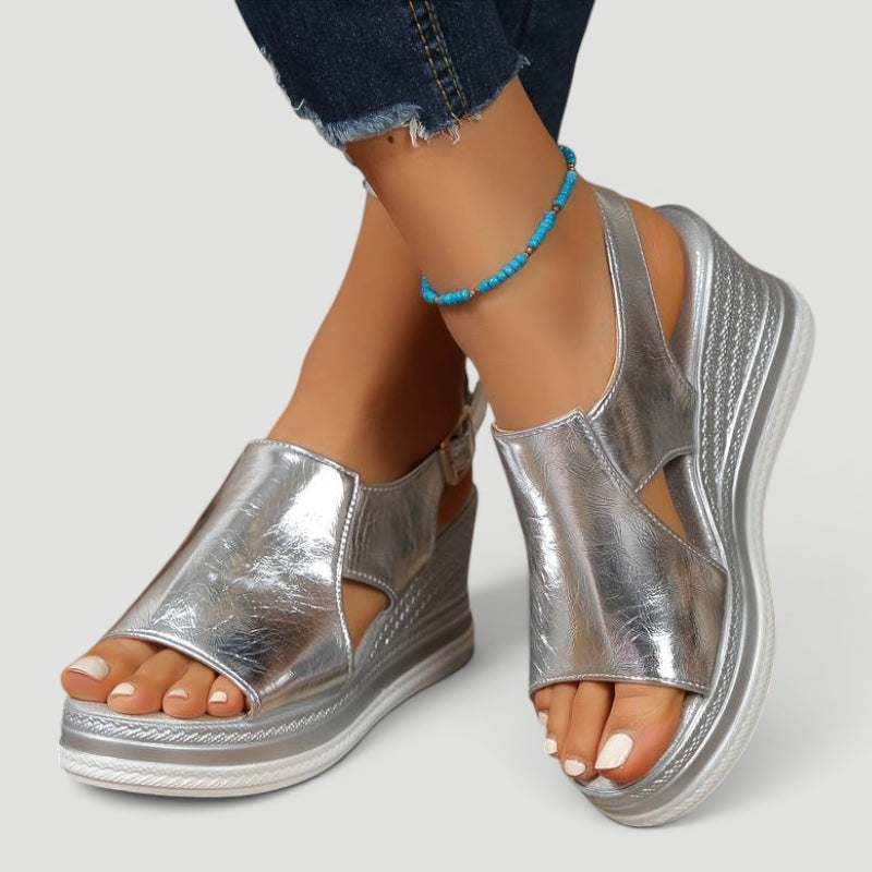 Ellmont London | Women’s Platform Orthopedic Sandals with Arch Support