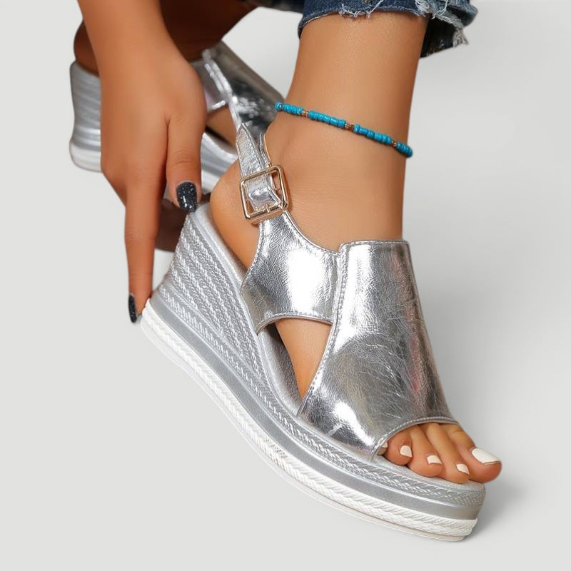 Ellmont London | Women’s Platform Orthopedic Sandals with Arch Support
