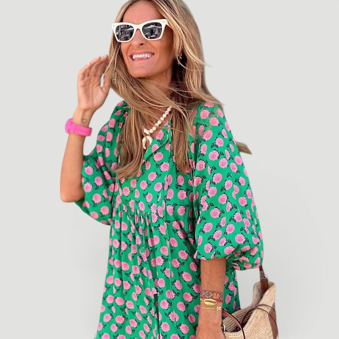 Ellmont London | Women’s Comfortable Tiered Elegant Maxi Dress