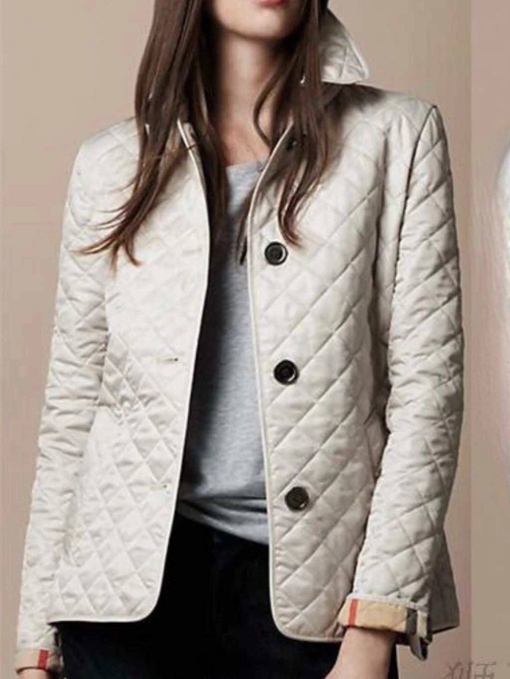 Hazel | Women's Casual Quilted Jacket with Turned-Down Collar