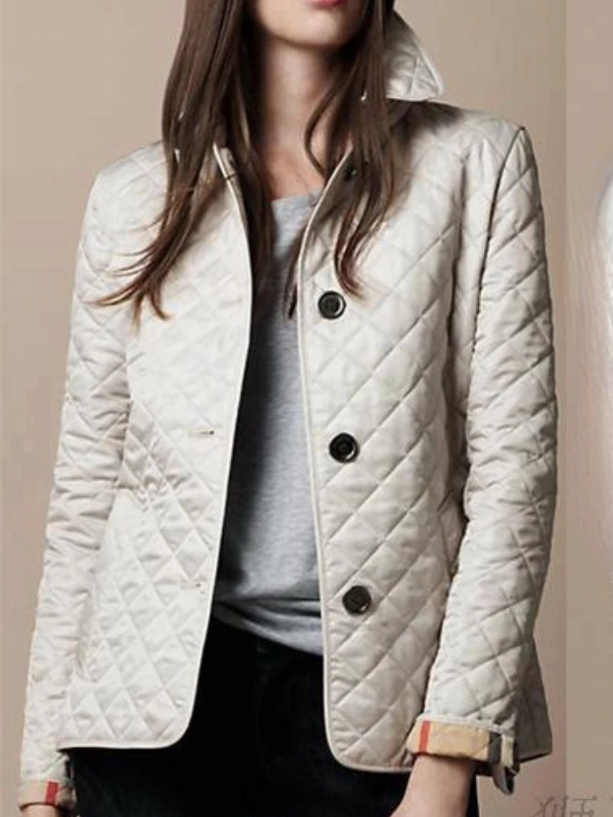 Hazel | Women's Casual Quilted Jacket with Turned-Down Collar