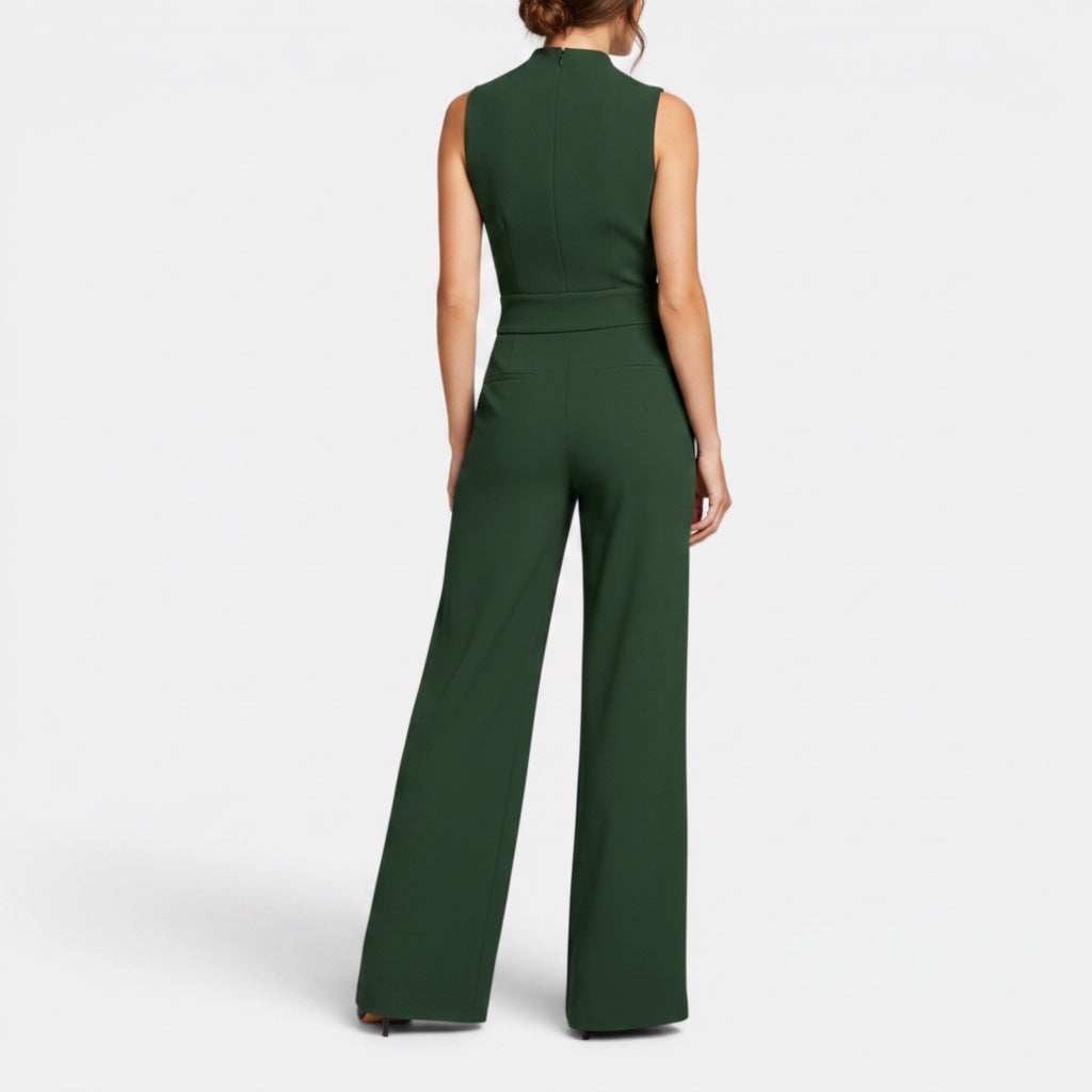 Ellmont London | Women's Sleeveless Elegant Playsuite Occasion Summer Jumpsuit